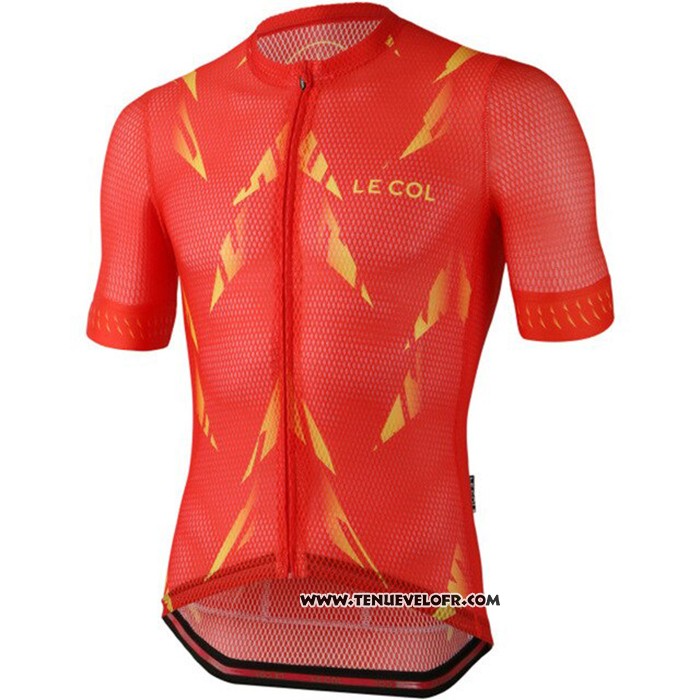 2021 Maillot Cyclisme Le Col Rouge Manches Courtes et Cuissard